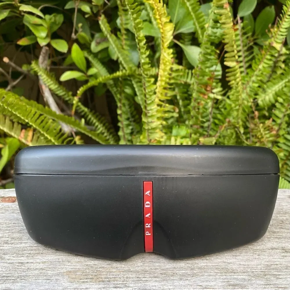 NIB Prada Linea Rossa PS 55WS (1BO10A) Matte Black Sunglasses w/Case Designer